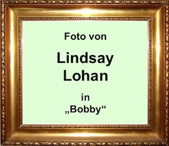 Elijah Wood und Lindsay Lohan in “Bobby” Lindsay Lohan